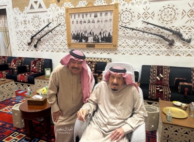 الملك سلمان بن عبد العزيز في أحدث ظهور له برفقة 3 أمراء - صور