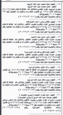 محكمة أمن الدولة تمهل متهمين 10 أيام لتسليم أنفسهم - أسماء