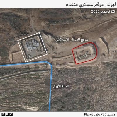 ماذا تكشف صور الأقمار الصناعية عن مواقع الجيش الإسرائيلي في جنوب لبنان؟