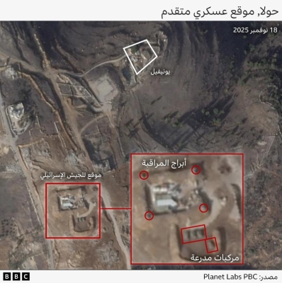 ماذا تكشف صور الأقمار الصناعية عن مواقع الجيش الإسرائيلي في جنوب لبنان؟