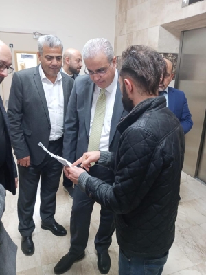 وزير الصحة يتفقد مبنى مستشفى الأميرة بسمة القديم بعد إخلائه