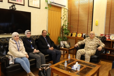 جامعة عمان العربية تبحث تعزيز التعاون التدريبي والبحثي مع المركز الجغرافي الملكي