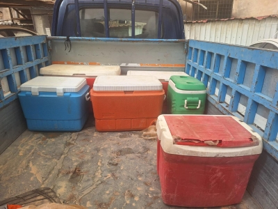 اربد .. إتلاف 240 كغم من الدجاج المجمد مجهول المصدر - صور