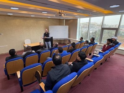 محاضرة توعوية بعنوان (آفة المخدرات وأثرها على الفرد والمجتمع) لدى شركة المناصير للزيوت والمحروقات