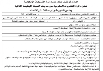 دعوات حكومية لمقابلات التعيين وامتحانات تنافسية لمستوفين الشروط