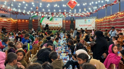 افطار أردني لـ 800 عائلة في خانيونس - صور