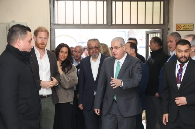 الأمير هاري وميغان يزوران مركزا لعلاج الإدمان في عمان - صور