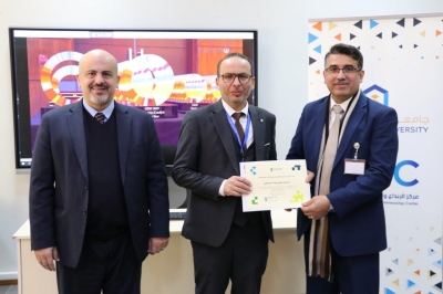 مركز الإبداع والابتكار وريادة الأعمال في جامعة عمان العربية يقيم حفل توزيع شهادات دورة تدريب المدربين  (TOT)