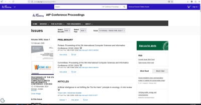 نشر أبحاث المؤتمر الدولي الخامس لعلوم الحاسوب والمعلوماتية ICSIC 2024 في جامعة عمان العربية ضمن قواعد بيانات Scopus