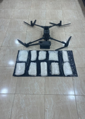 إحباط تهريب مخدرات بطائرة مسيّرة وإسقاطها على الحدود الغربية للأردن