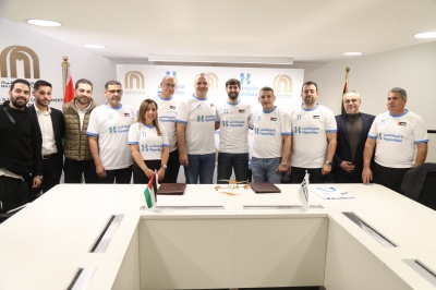 هايبرماكس الأردن توقع شراكة مع نجم المنتخب الوطني يزن النعيمات لدعم 