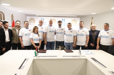 هايبرماكس الأردن توقع شراكة مع نجم المنتخب الوطني يزن النعيمات لدعم 
