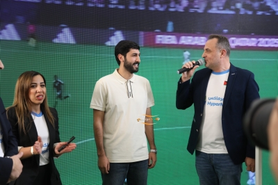 هايبرماكس الأردن توقع شراكة مع نجم المنتخب الوطني يزن النعيمات لدعم 