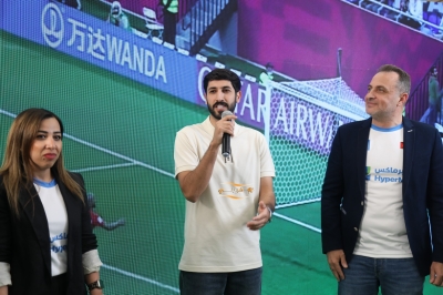 هايبرماكس الأردن توقع شراكة مع نجم المنتخب الوطني يزن النعيمات لدعم 