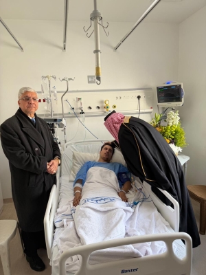 زيارة نواب حزب الاتحاد الوطني لأحد أفراد قوات مكافحة المخدرات - صور