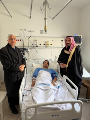 زيارة نواب حزب الاتحاد الوطني لأحد أفراد قوات مكافحة المخدرات - صور