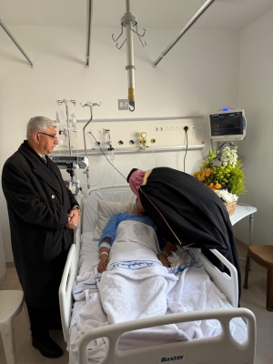 زيارة نواب حزب الاتحاد الوطني لأحد أفراد قوات مكافحة المخدرات - صور