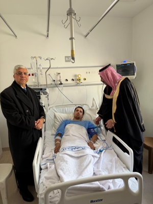 زيارة نواب حزب الاتحاد الوطني لأحد أفراد قوات مكافحة المخدرات - صور