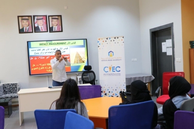 مركز الإبداع والابتكار وريادة الأعمال في عمان العربية يعقد ورشة تدريبية متقدمة بعنوان Impact by Design: Path to Sustainable Busi
