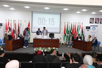 كلية الهندسة تتوج بلقب النسخة الثانية من مسابقة (بنك المعلومات) في جامعة عمان العربية