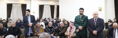 آل غنام النجار وآل عشا نسايب .. الصحفي محمد غنام طلب والنائب د. احمد عشا اعطى