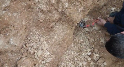 إزالة اعتداءات على خطوط المياه في الموقر وضبط تزويد مخالف لمزارع ومنازل