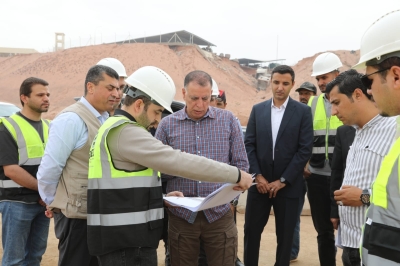 الفراية يتفقد تجديد مركز حدود الدرة