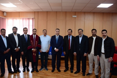 حصول الصحفي محمد نواف الفايز على الدكتوراه