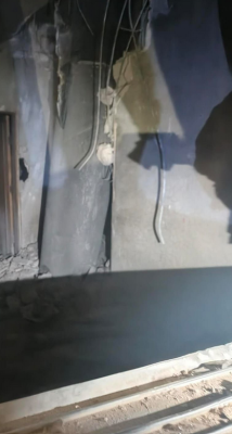 الأردن.. سقوط بقايا صاروخ على منزل في لواء الهاشمية - صور