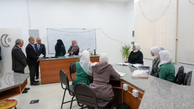 حسان يزور مدرستي المحمدية بمعان