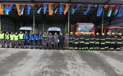 المعايطة يفتتح مركز أمن ناعور الجنوبي ومركز دفاع مدني أم البساتين