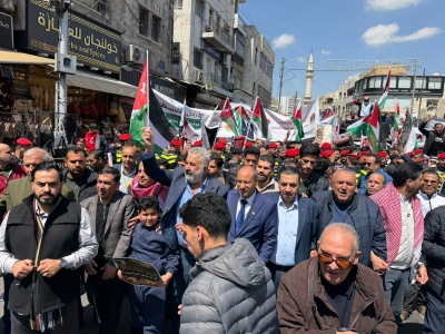 حزب الاتحاد الوطني يهدر في مسيرة الغضب: لا شرعية لقانون إعدام الأسرى ولا صمت أمام جرائم الاحتلال