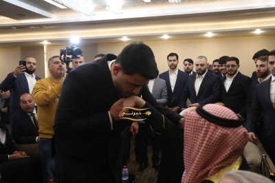 جاهة كريمة لطلب يد الآنسة أنفال الزبيدي للشاب طه العبيدي