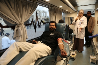 جامعة الزيتونة الأردنية تنظّم حملة للتبرع بالدم بالتعاون مع وزارة الصحة