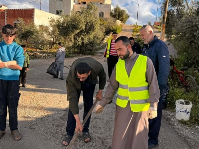 فعاليات مسجد عثمان بن عفان بلدة الأشرفية بإشراف فضيلة الشيخ محمد بني حمود تجسيداً للأستراتيجية الوطنية للنظافة