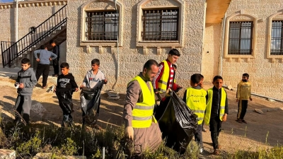 فعاليات مسجد عثمان بن عفان بلدة الأشرفية بإشراف فضيلة الشيخ محمد بني حمود تجسيداً للأستراتيجية الوطنية للنظافة