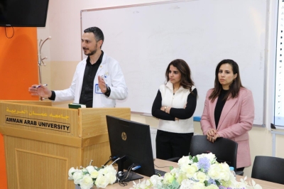 جامعة عمان العربية تعقد دورة تدريبية في الإنعاش القلبي الرئوي واستخدام جهاز (AED) بالتعاون مع شركة (ZOll) العالمية