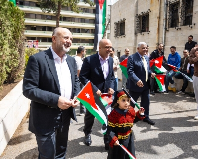 شركة مصفاة البترول الأردنية تحتفل بيوم العلم الأردني