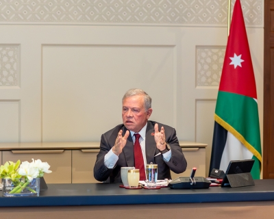 الملك يترأس اجتماعا يتعلق بـ (مشروع الناقل الوطني للمياه)