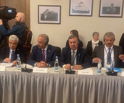 نائب حزب الاتحاد الوطني جهاد عبوي من تبليسي: القضية الفلسطينية مفتاح إنهاء صراعات الشرق الأوسط