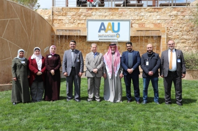 رئيس جامعة عمان العربية يستقبل وفداً من جمعية قطر الخيرية لبحث آفاق التعاون المشترك