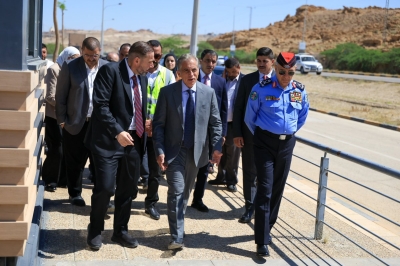 حسّان يتفقد مشاريع البحر الميت ويوجه لافتتاحها في عيد الاستقلال