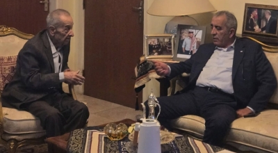 وزير الثقافة مصطفى الرواشدة يعود الشاعر الكبير حيدر محمود