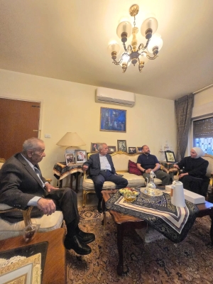 وزير الثقافة مصطفى الرواشدة يعود الشاعر الكبير حيدر محمود