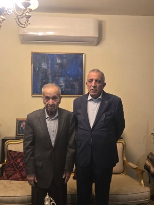 وزير الثقافة مصطفى الرواشدة يعود الشاعر الكبير حيدر محمود