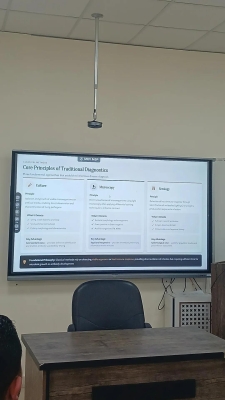 كلية العلوم الطبية التطبيقية في عمان العربية تعقد محاضرة علمية بعنوان (التشخيص المخبري للأمراض السارية باستخدام التقنيات الجزيئي