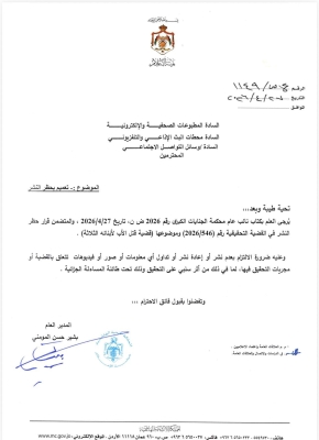 حظر النشر في قضية قاتل أبنائه الثلاثة في الكرك