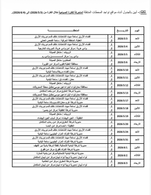 الأردن.. مواعيد الترخيص المتنقل للشهر الحالي