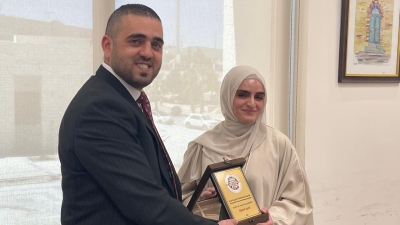جامعة الزيتونة الأردنية تستضيف وفدًا من الجامعة الأردنية وتكرّم الفائزين بجوائز التميز الأكاديمي