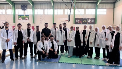 كلية التمريض في جامعة الزيتونة الأردنية تنظّم دورة إسعافات أولية للطلبة الرياضيين
